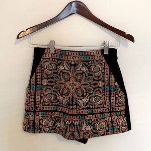 Top shop floral shorts